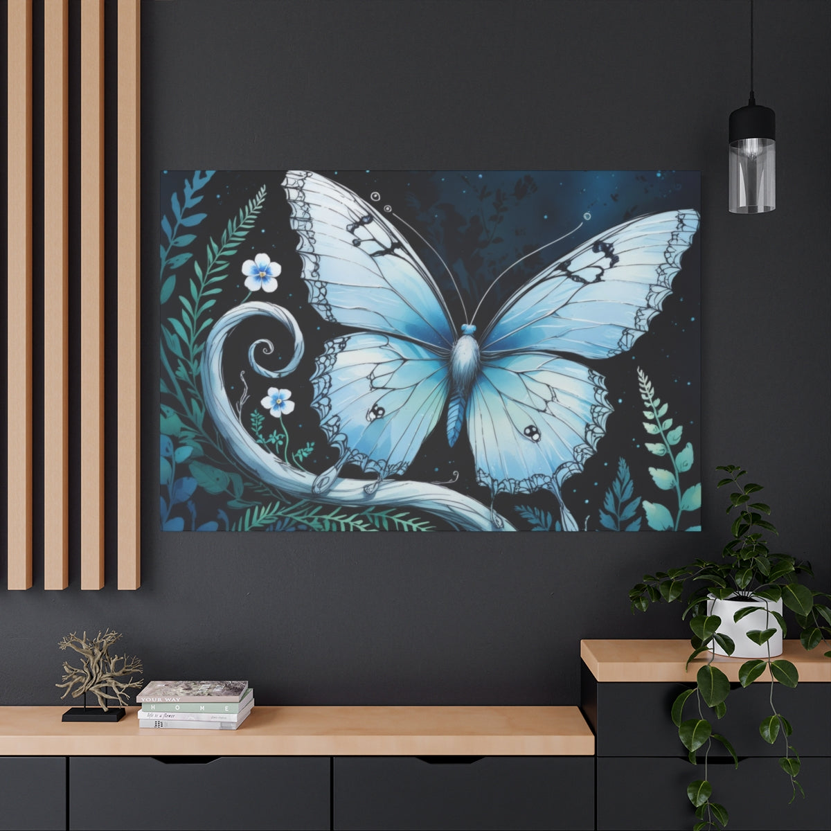 Mystical Blue Butterfly