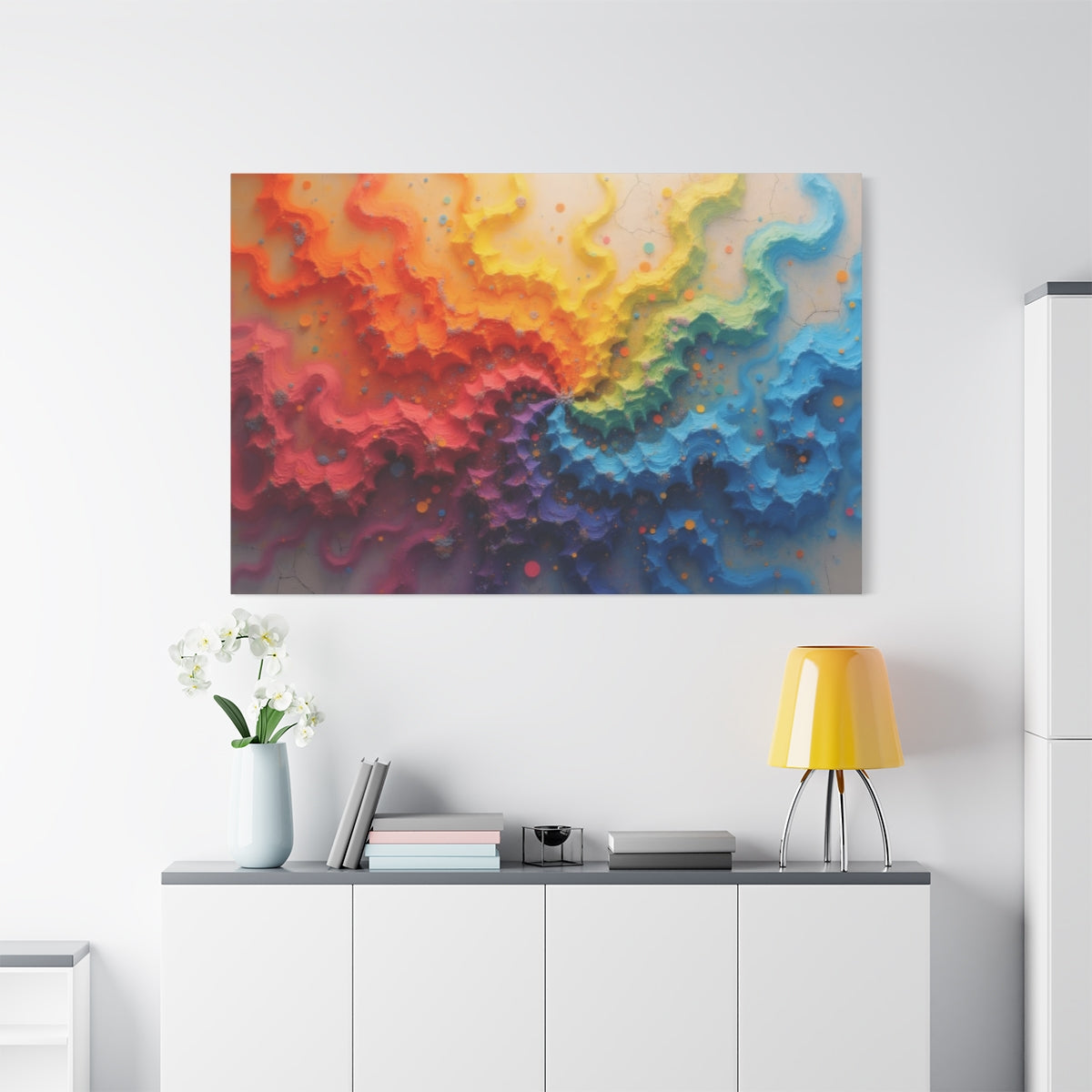 Swirl of Chromatic Waves