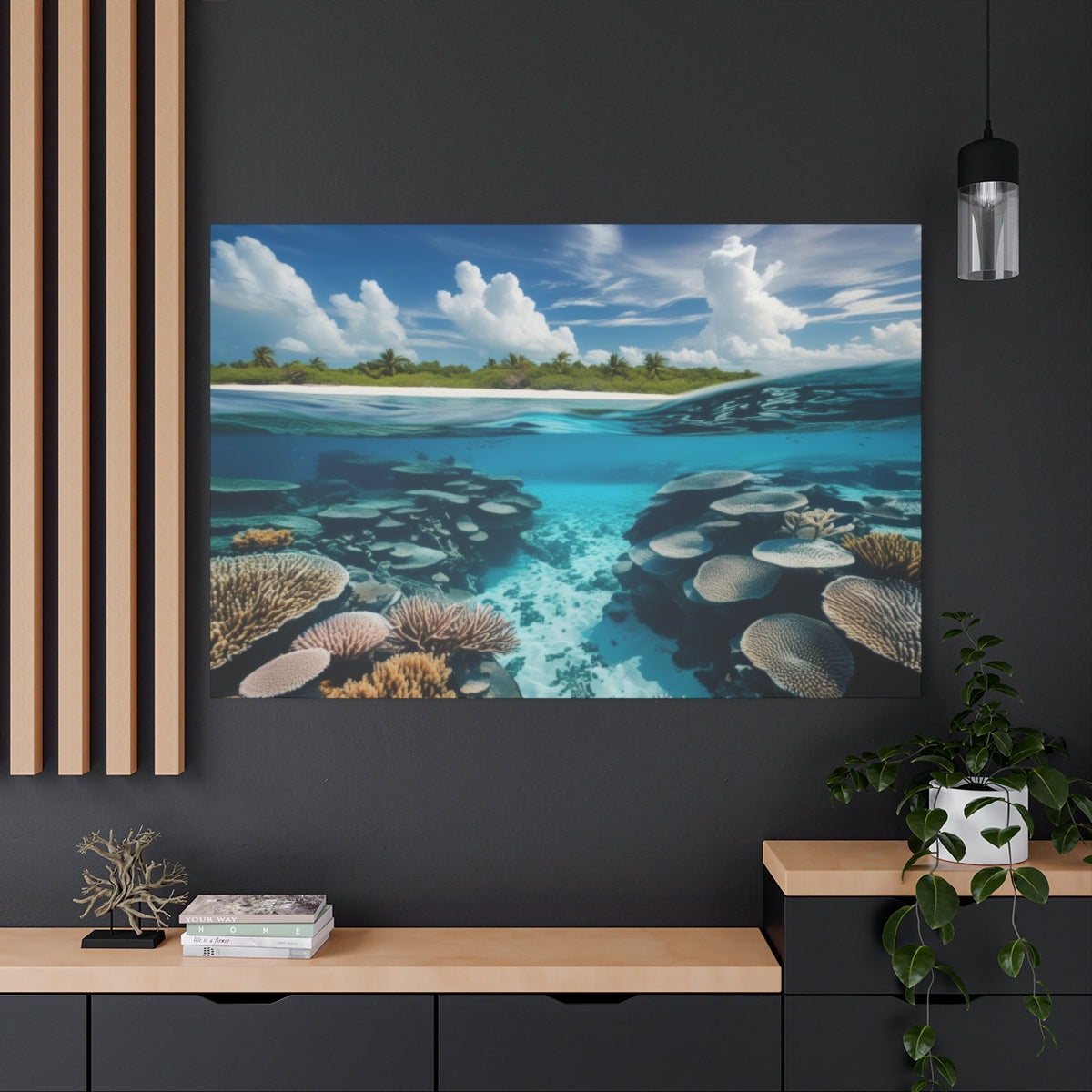 Beneath the Waves: A Tropical Dreamscape