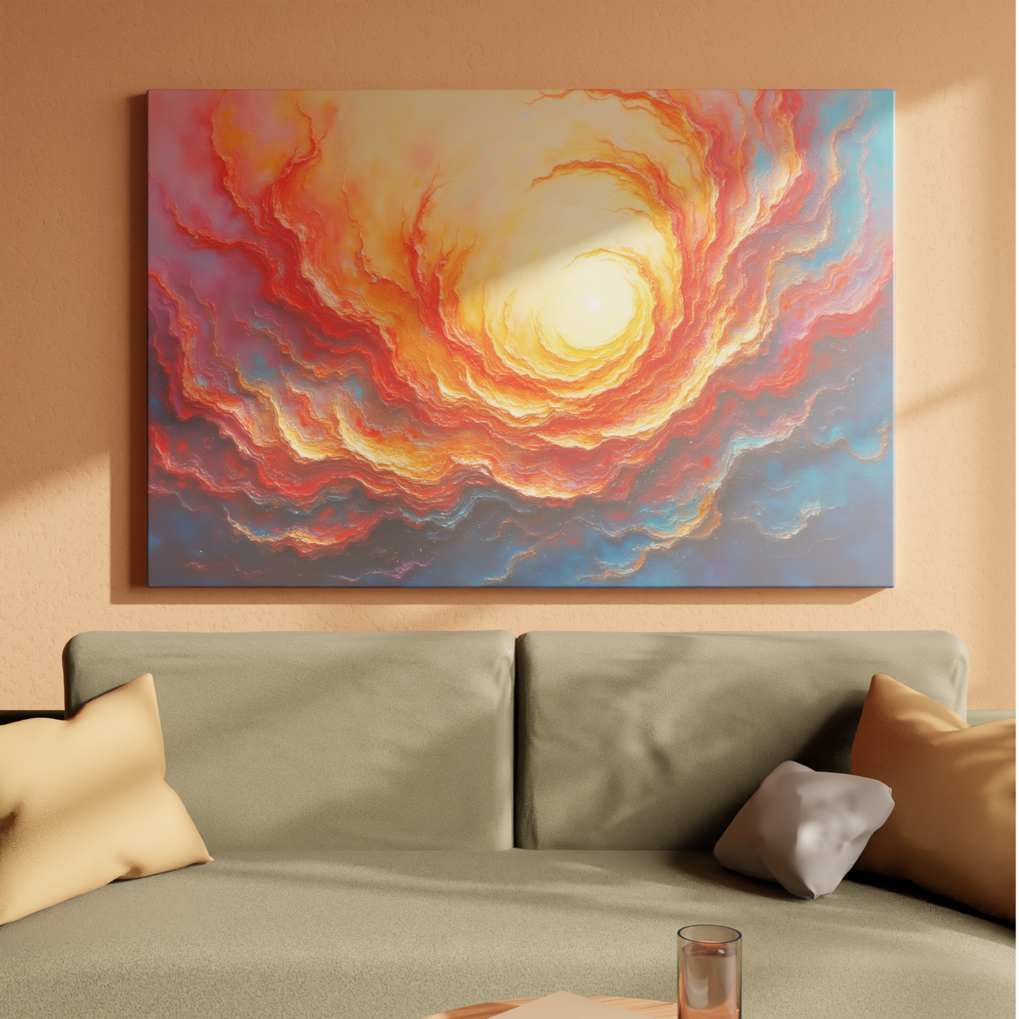 Celestial Swirls of Dawn