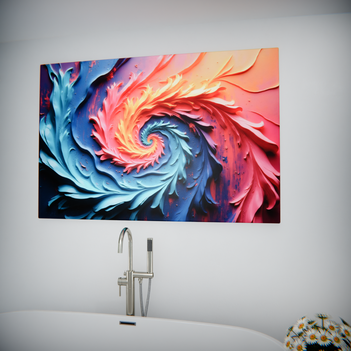 Vibrant Swirl of Colors