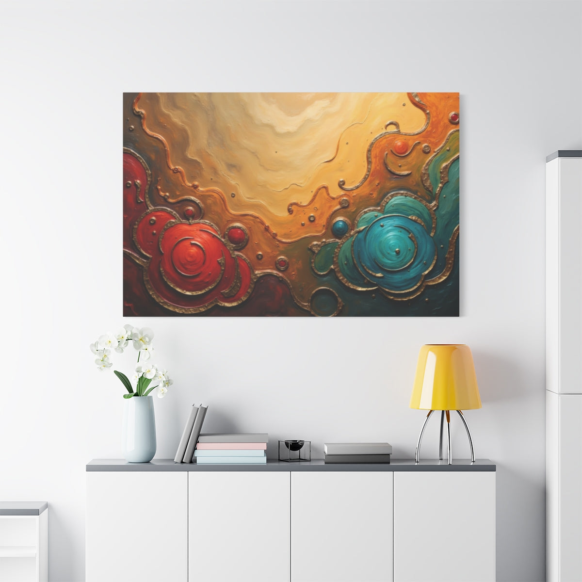 Celestial Swirl of Contrasts