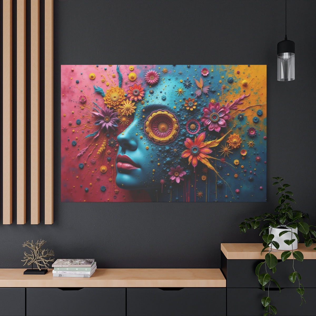 Floral Fantasy: A Fusion of Color and Imagination