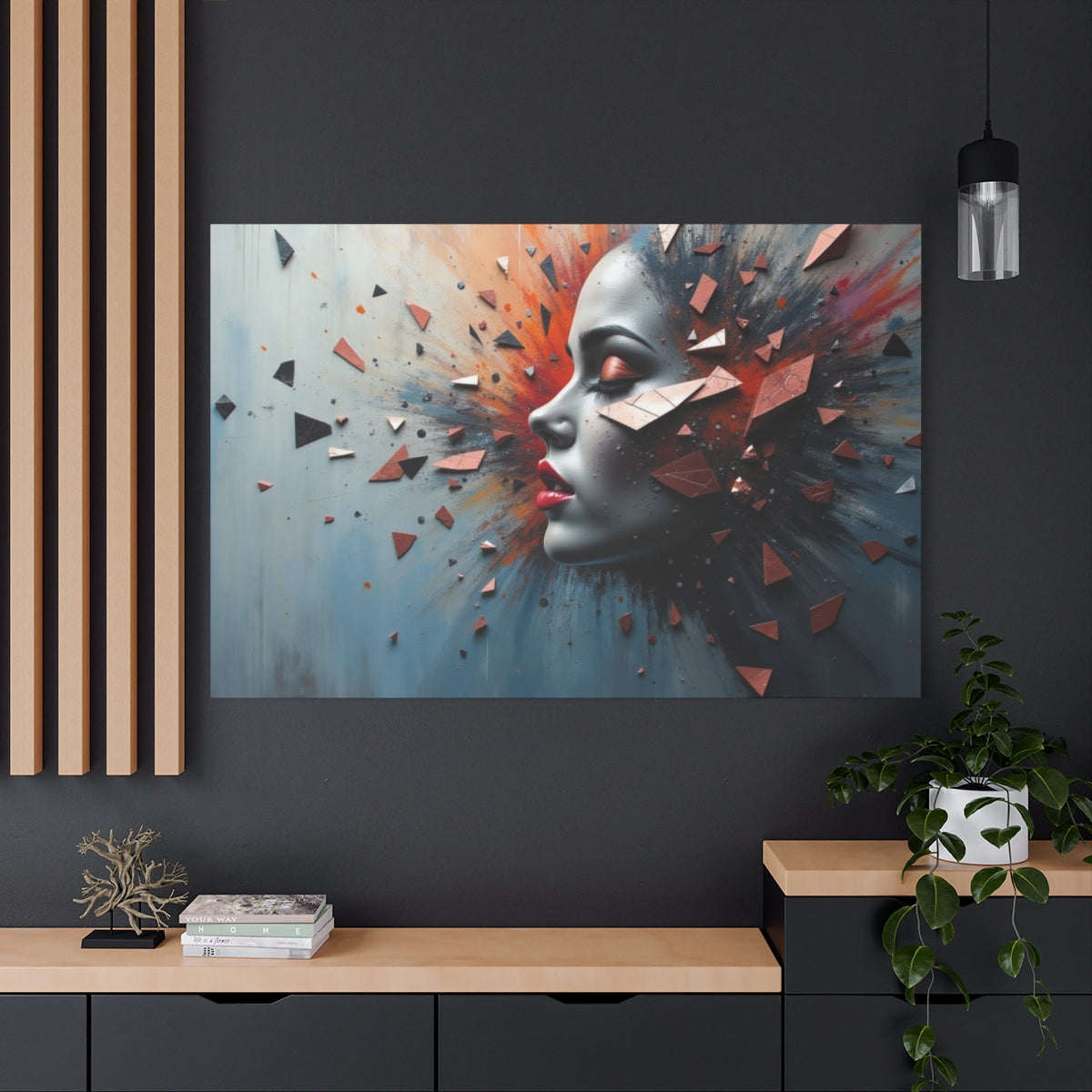 Fragmented Beauty: Shattered Expressions