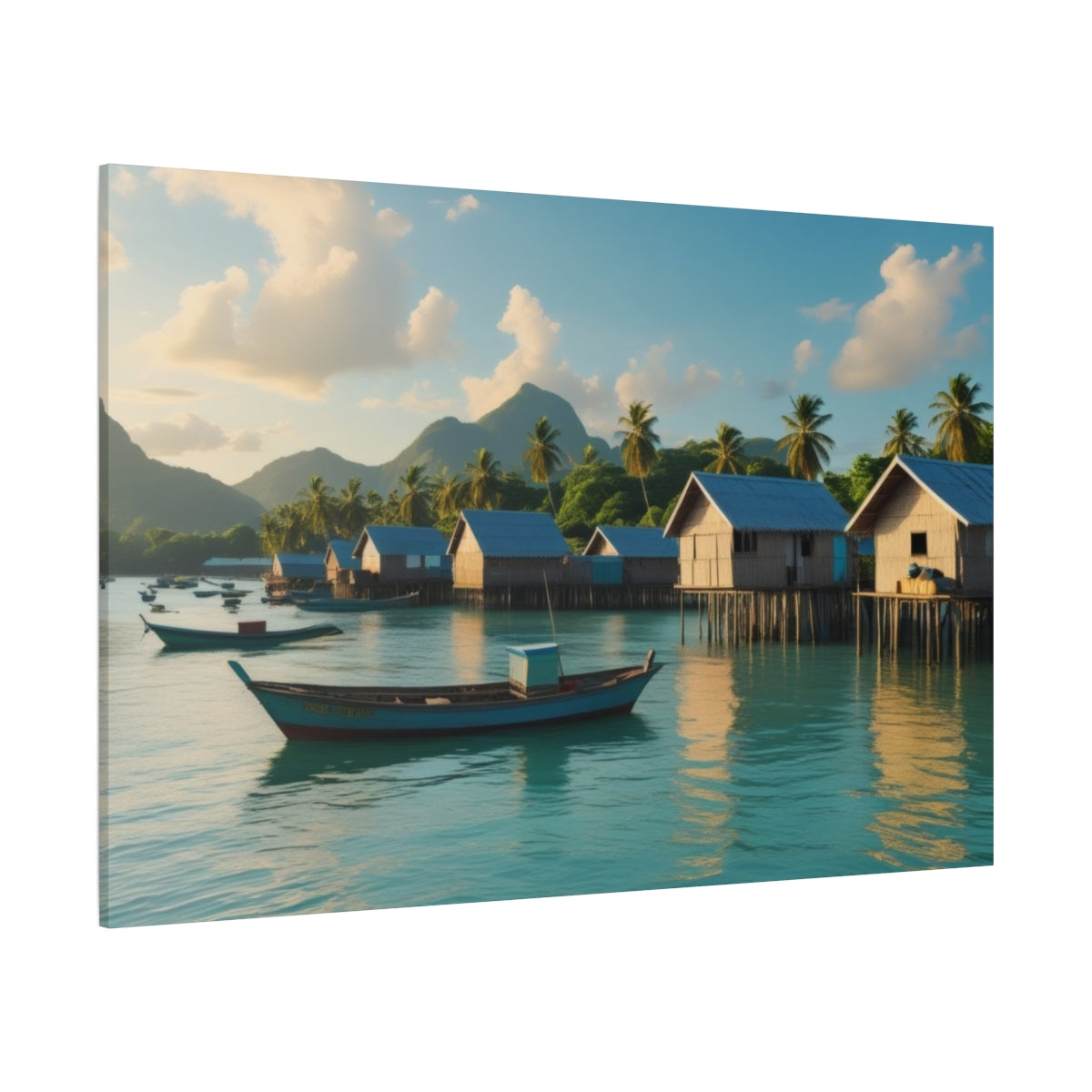 Tranquil Waters of a Stilted Village