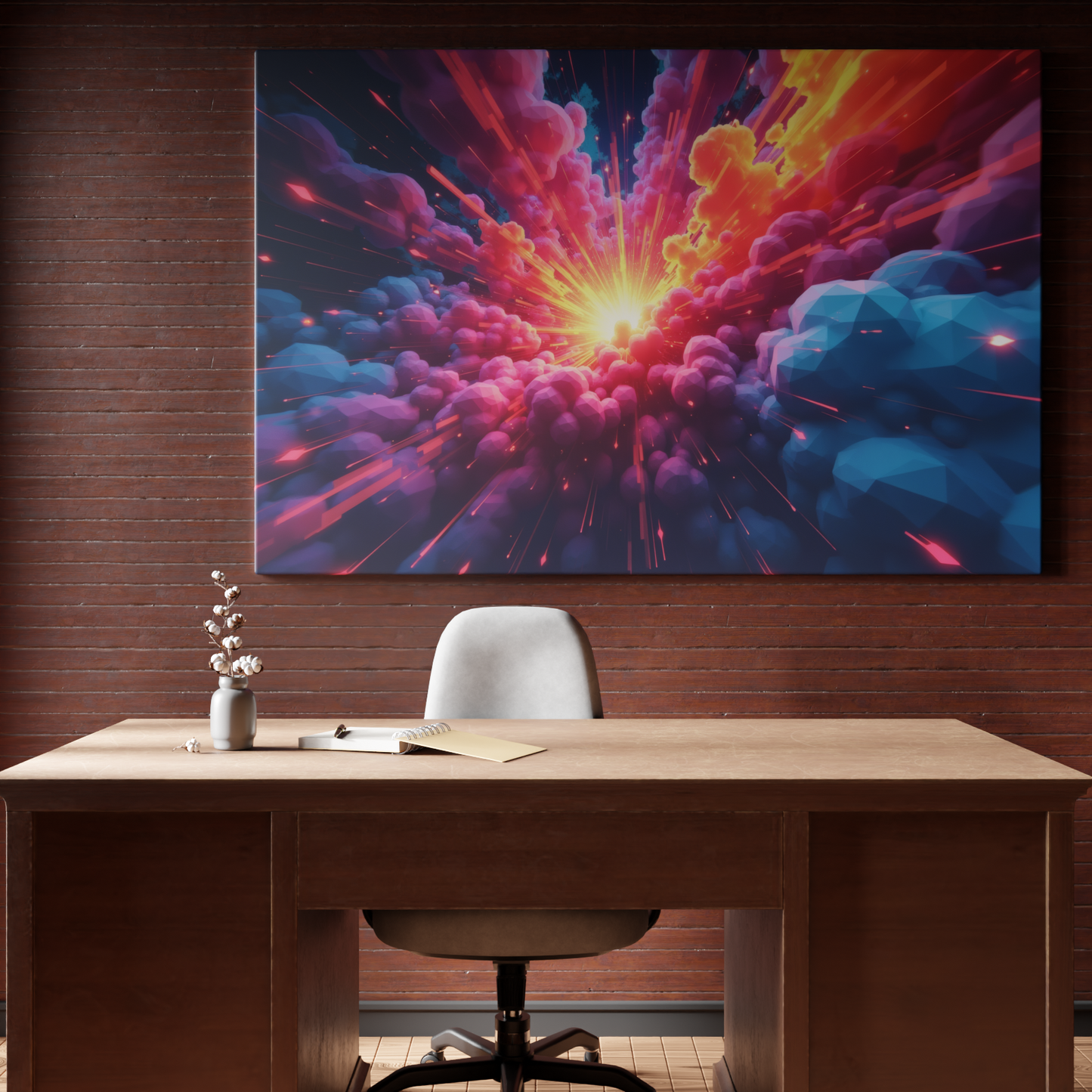 Celestial Eruption of Color