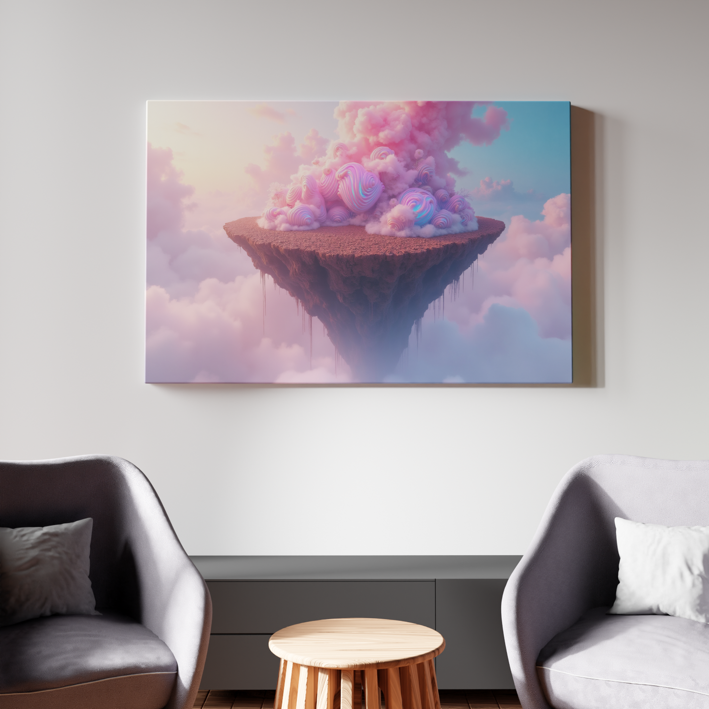 Whimsical Cloud Island