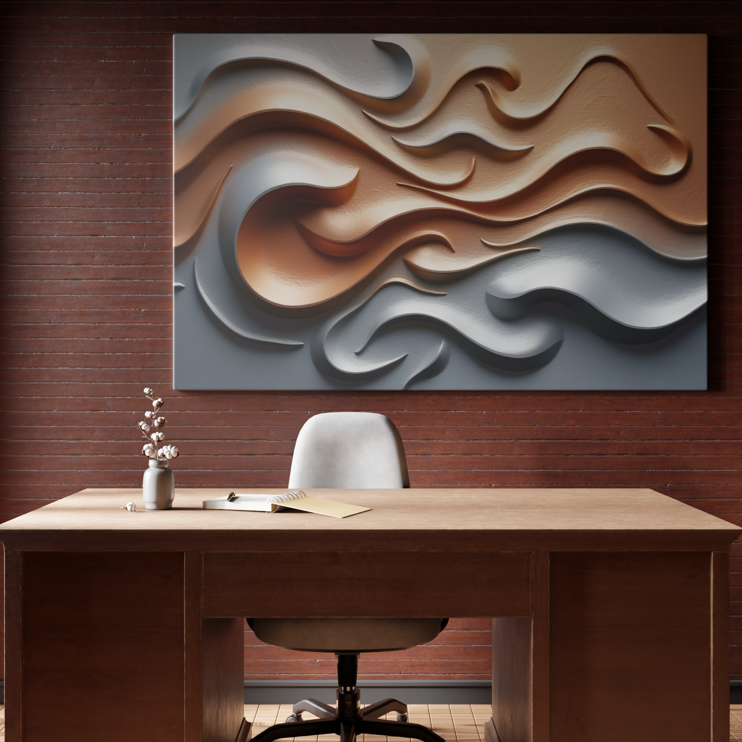 Sculpted Waves of Serenity