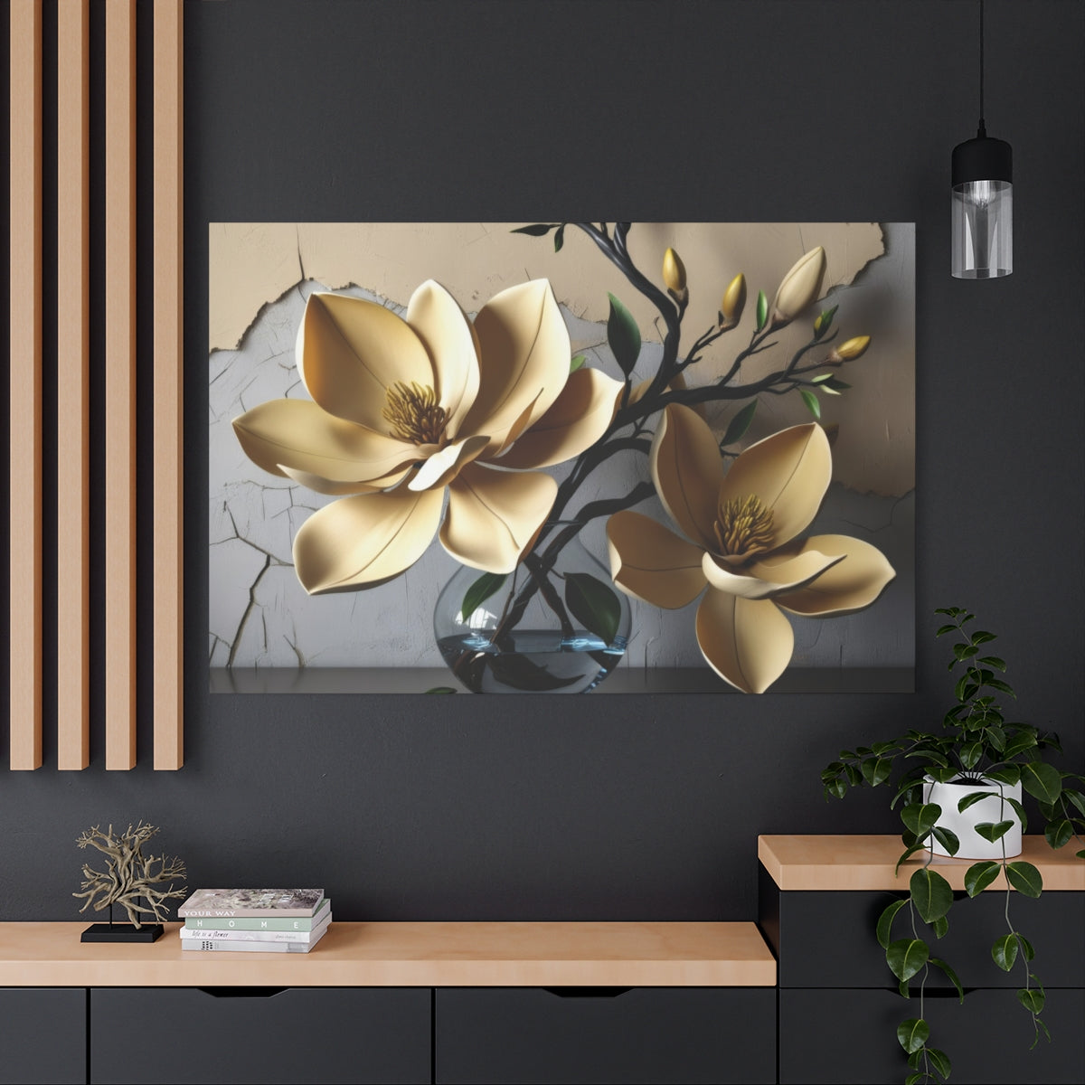 Delicate Blossoms in Glass