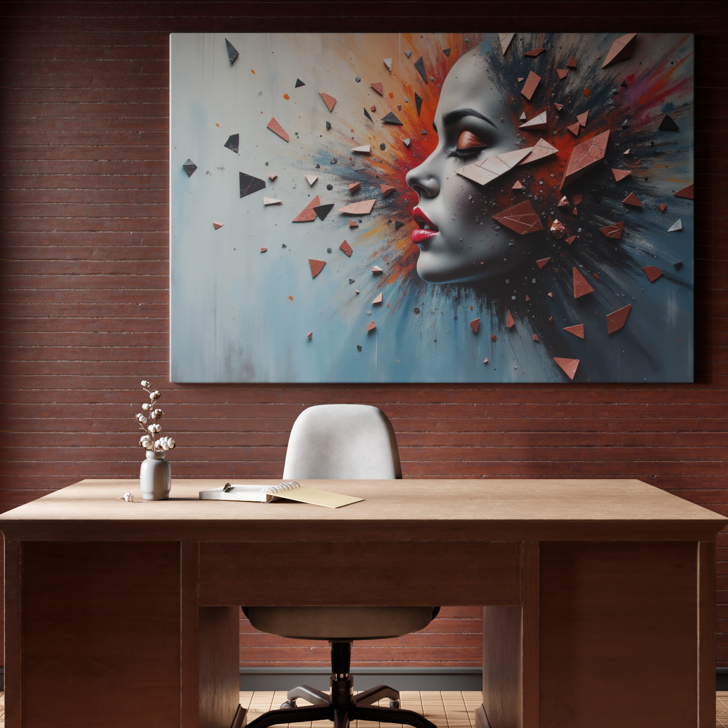 Fragmented Beauty: Shattered Expressions