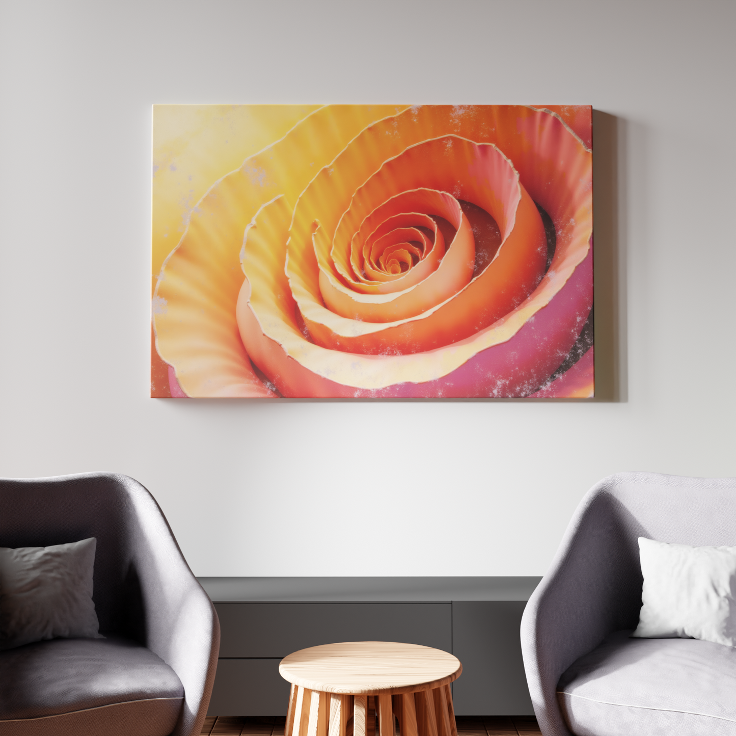 Petals in a Spiral Dance