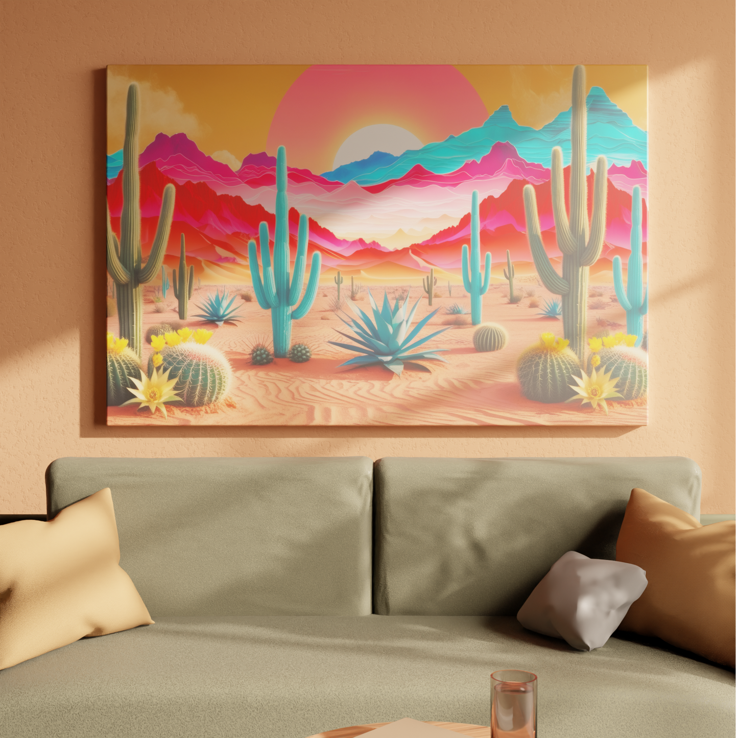 Desert Dreamscape in Technicolor