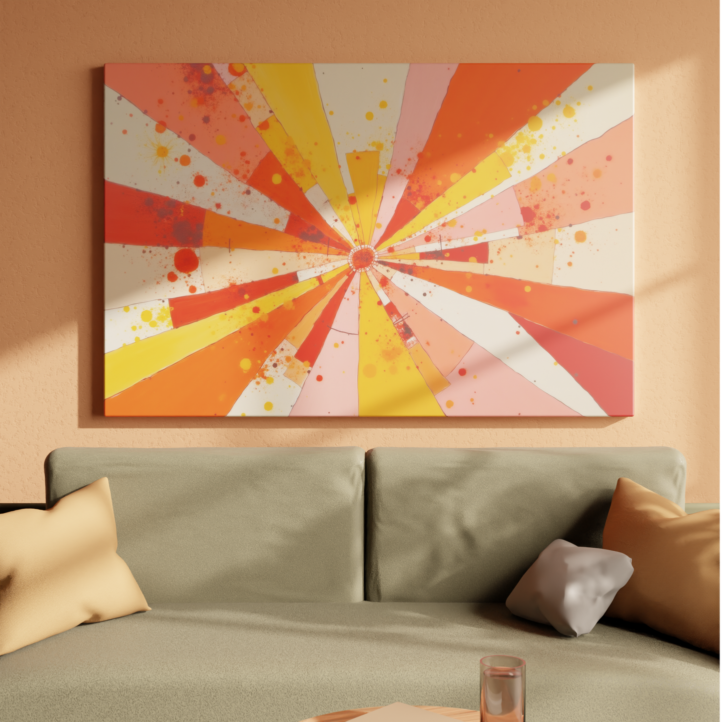 Radiant Burst of Colors