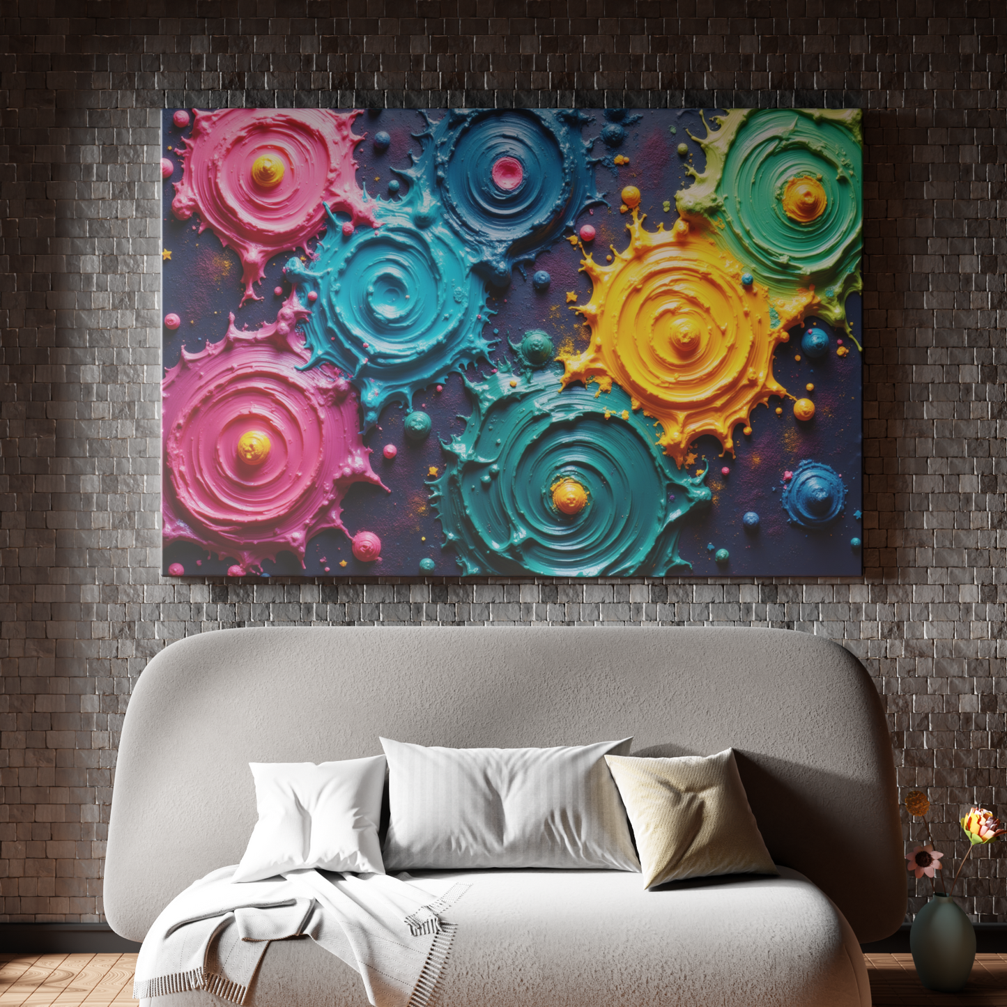 Vivid Cosmic Splashes