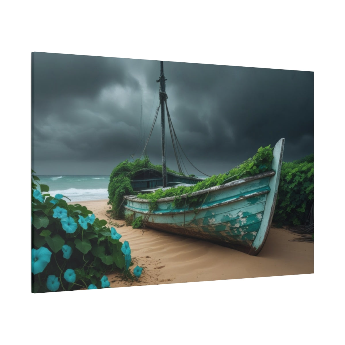 Abandoned Boat Amidst Nature's Embrace