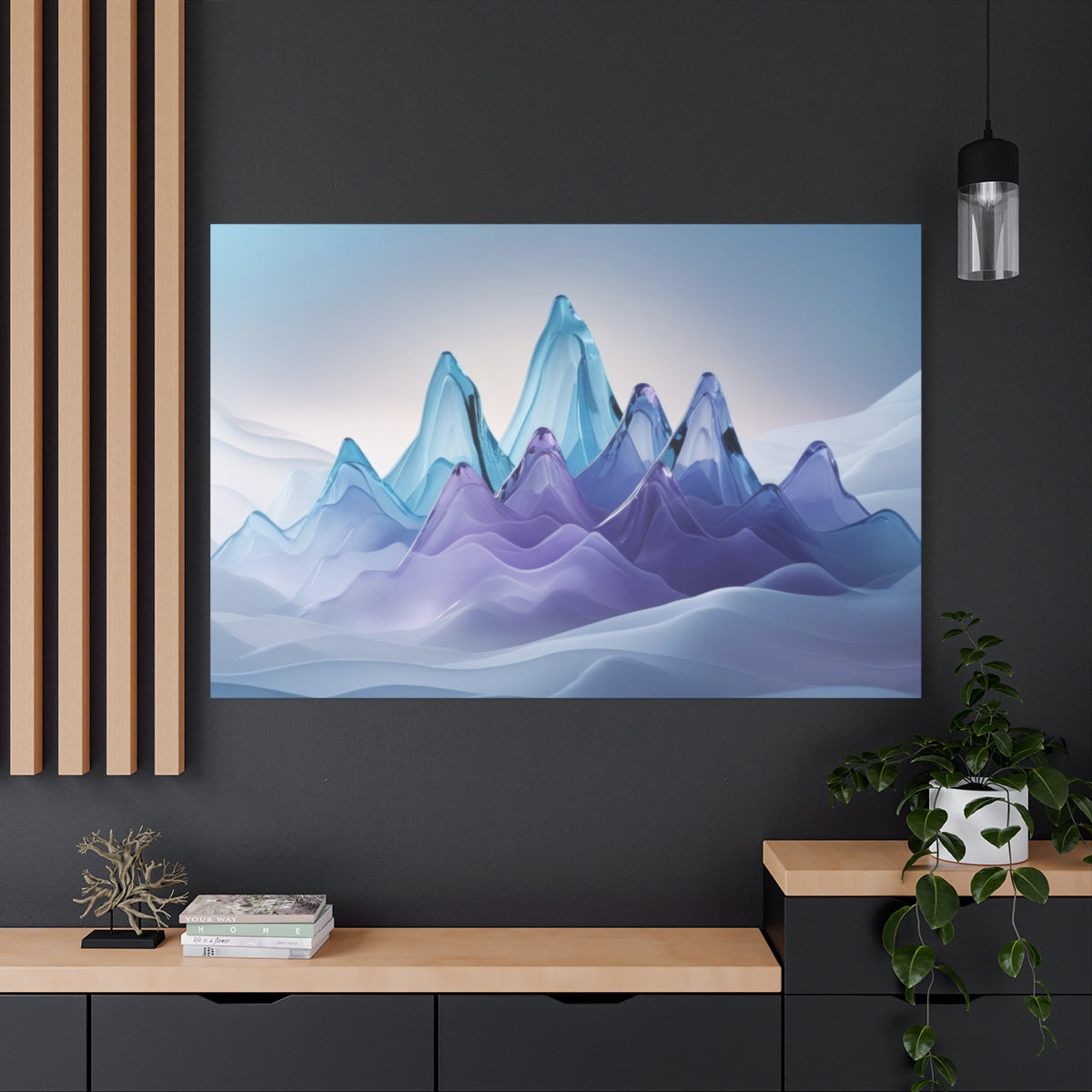 Ethereal Peaks of Glass