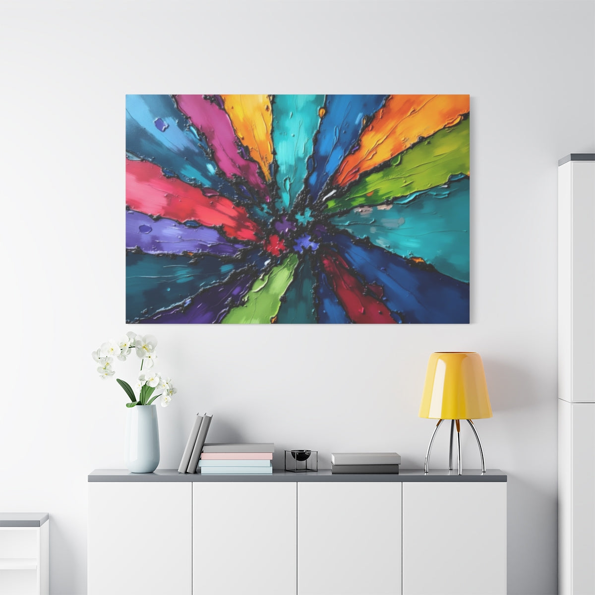Explosion of Vibrant Colors