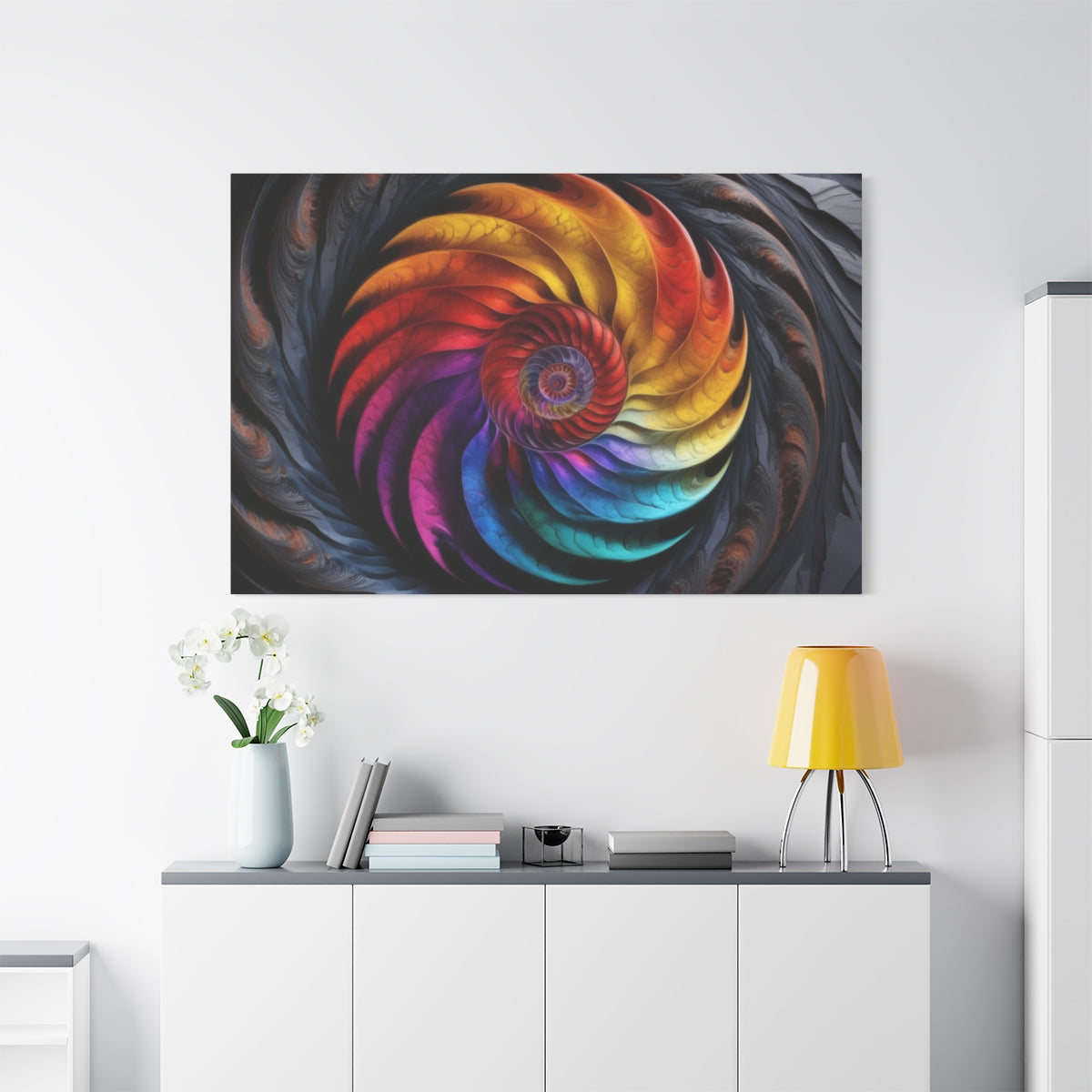 Vortex of Vibrant Hues