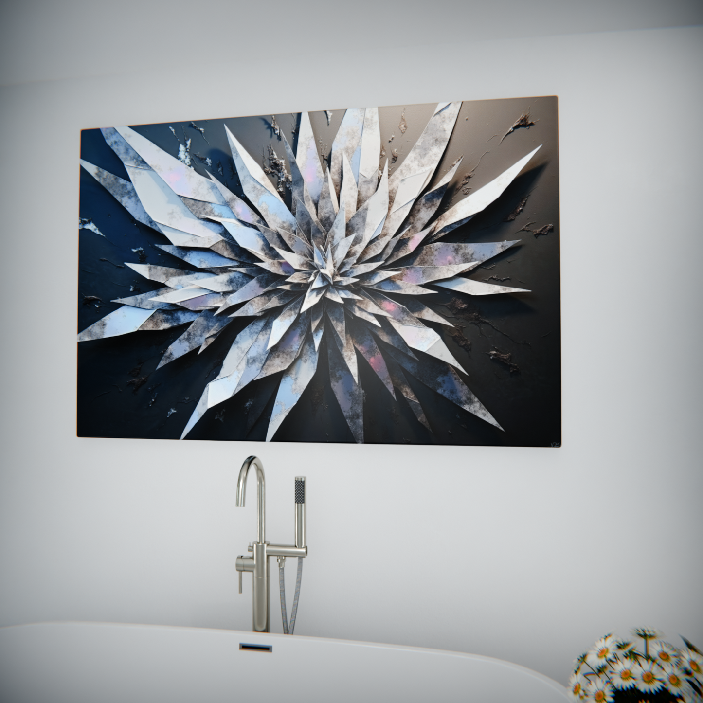 Burst of Metallic Petals