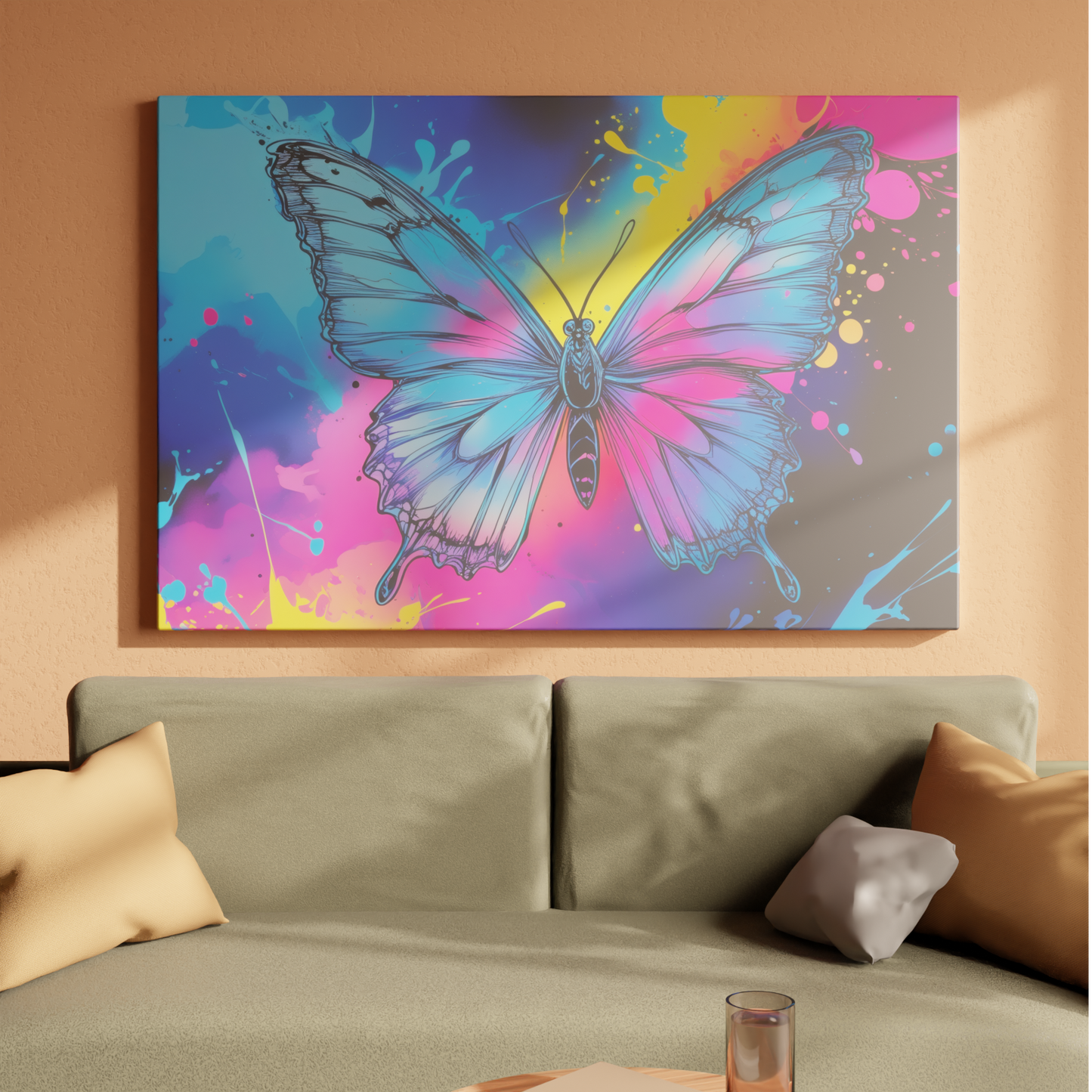 Chromatic Butterfly in Flight