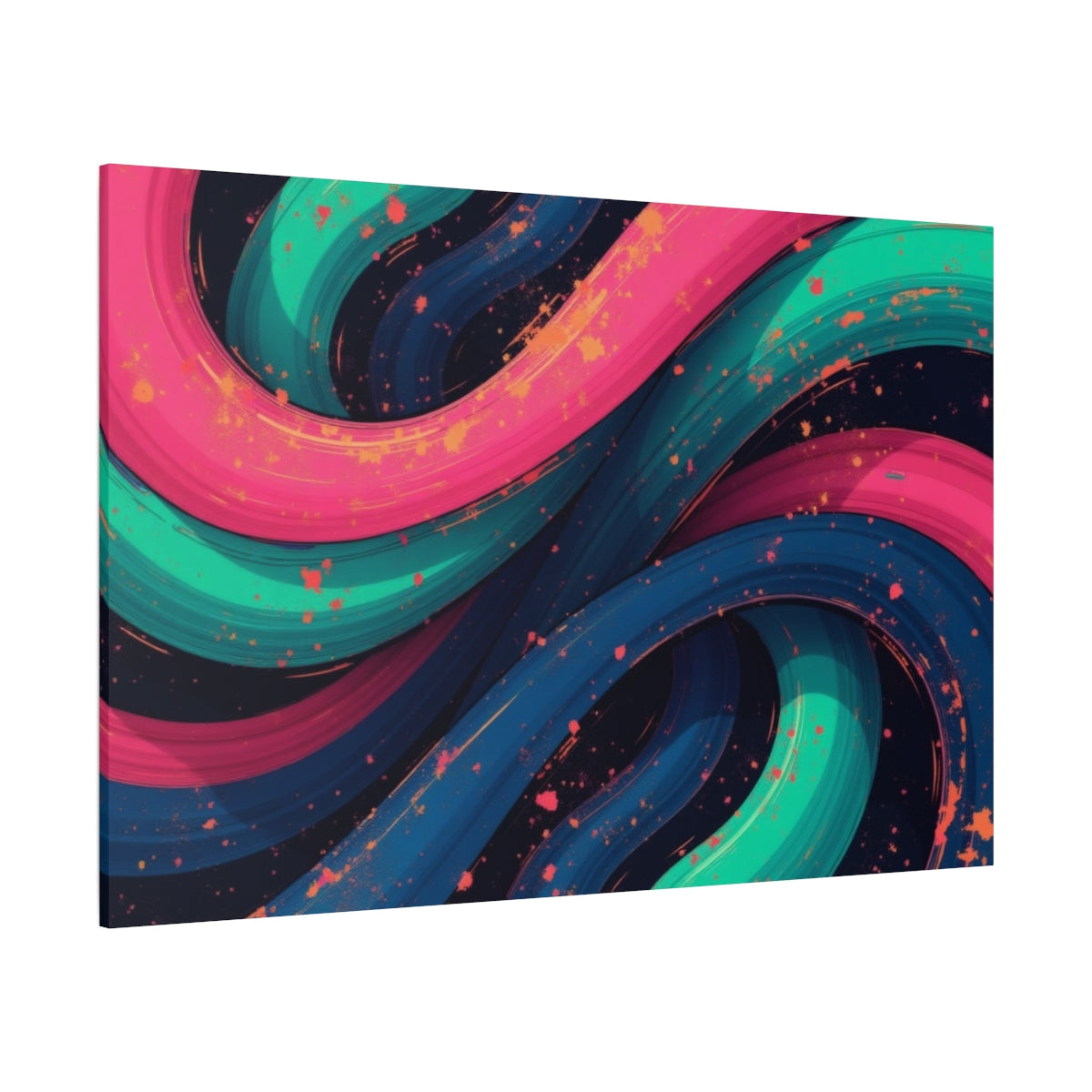 Neon River Currents