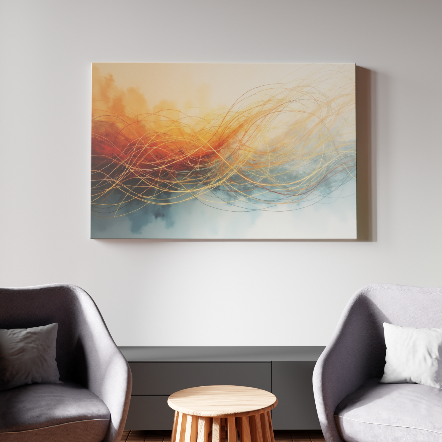 Waves of Ember and Sky