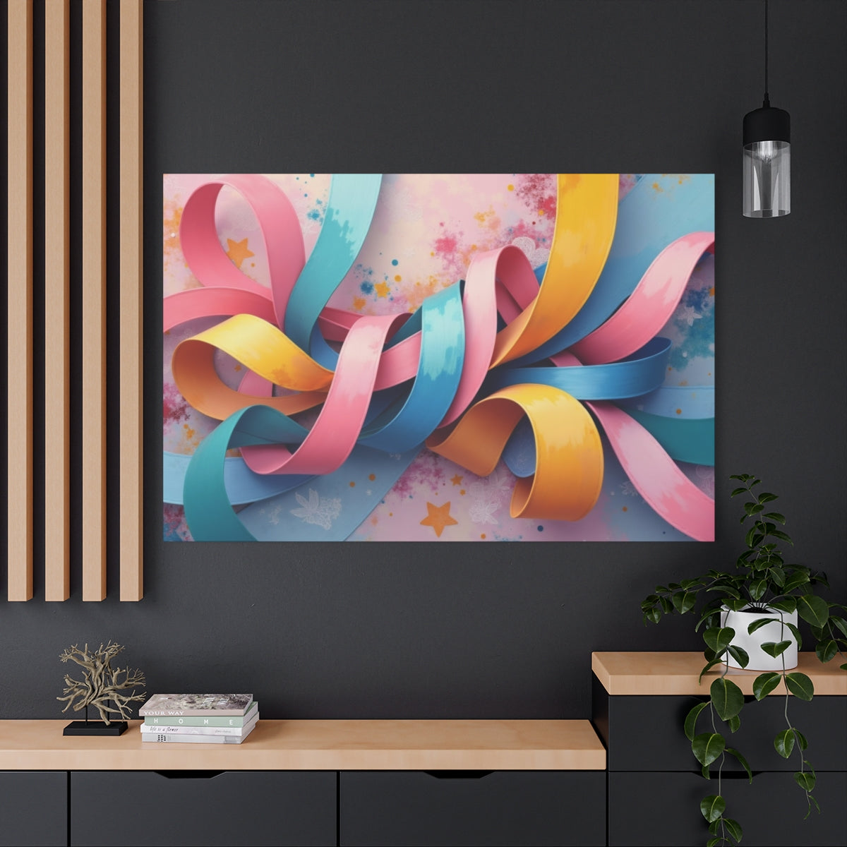 Vibrant Whirl of Joy