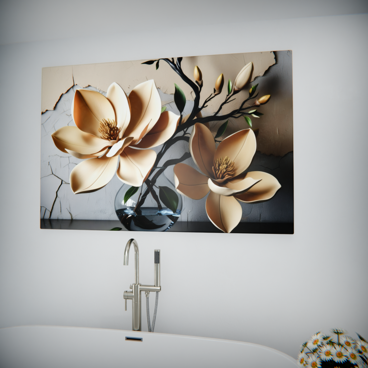 Delicate Blossoms in Glass