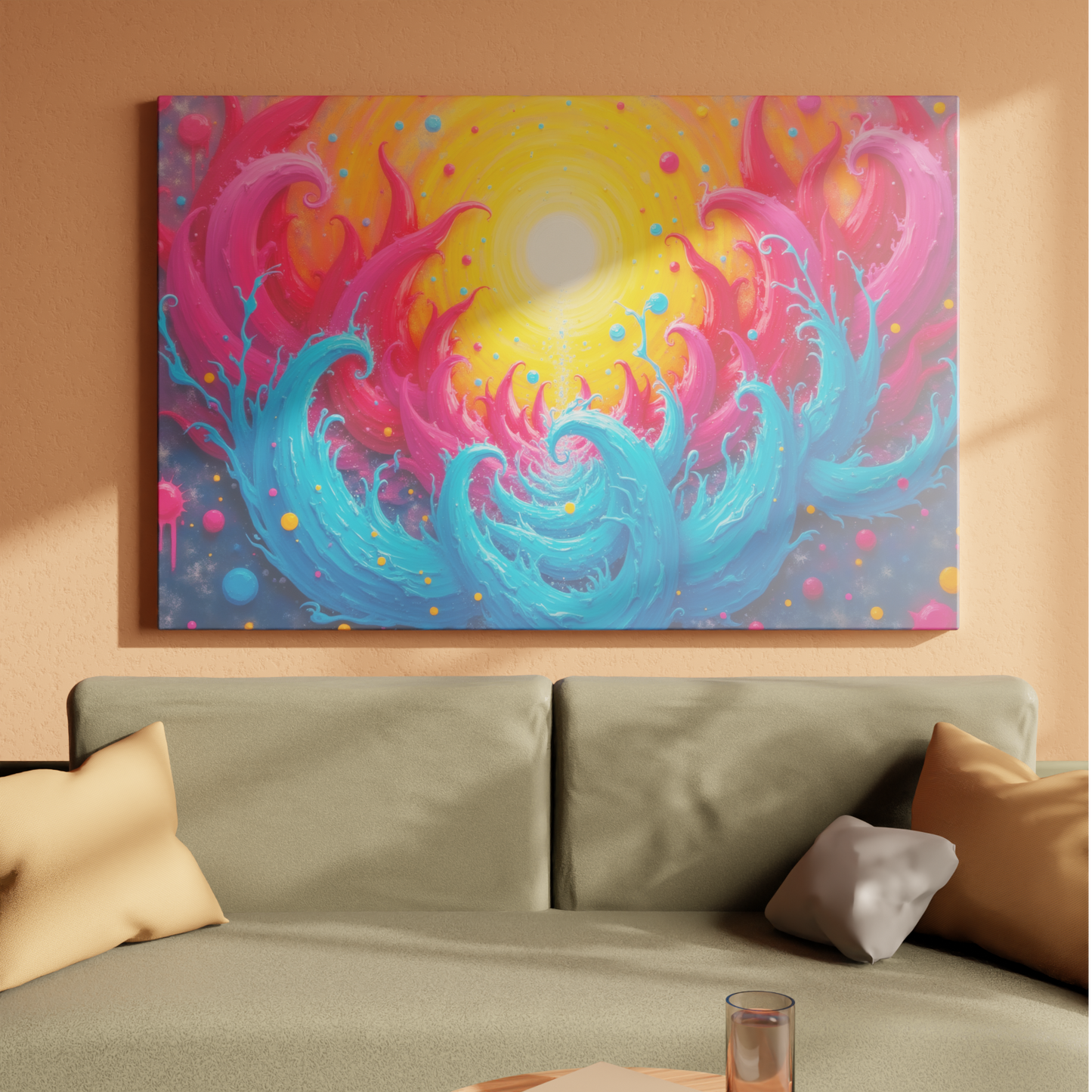 Vortex of Vivid Waves