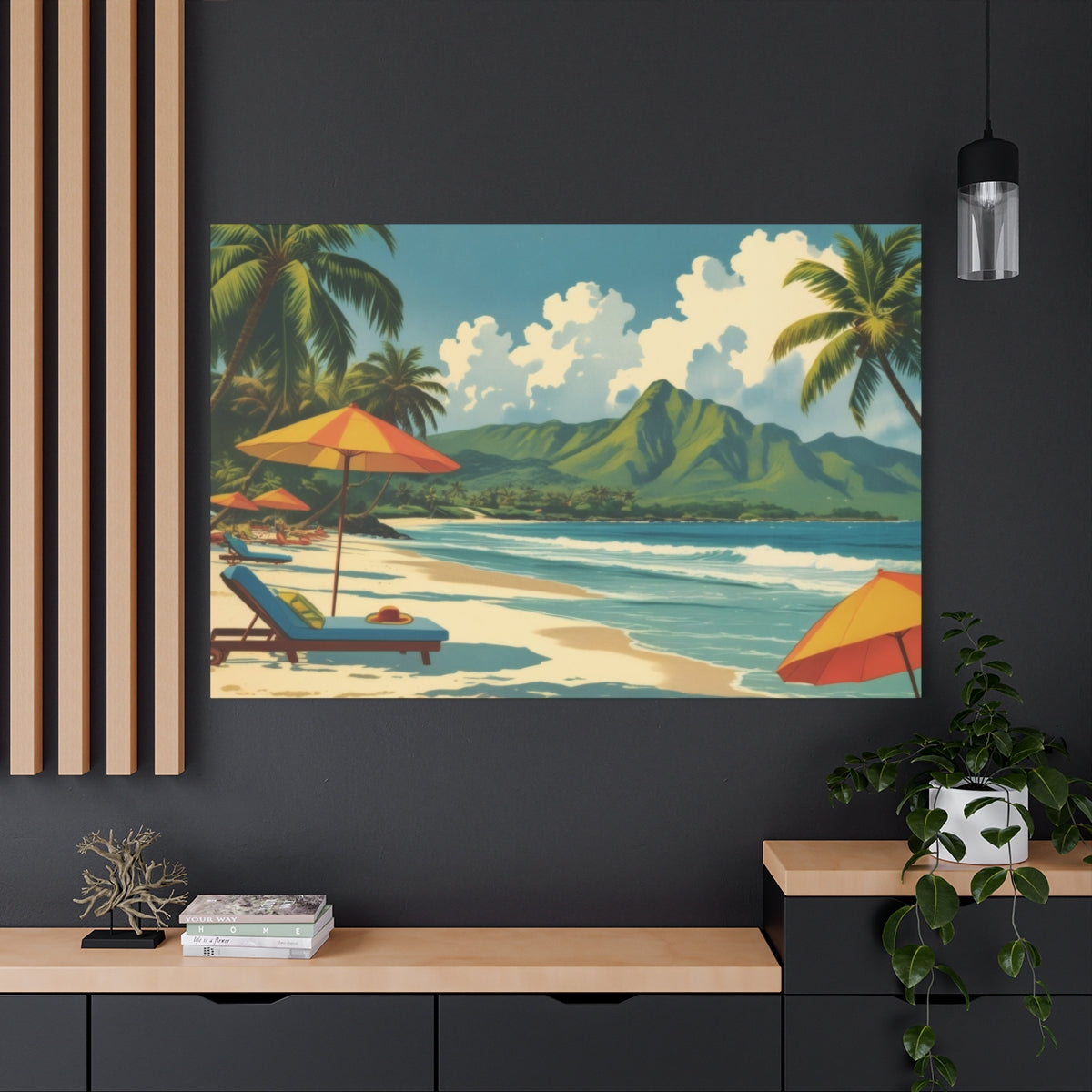 Tropical Escape Under Parasol