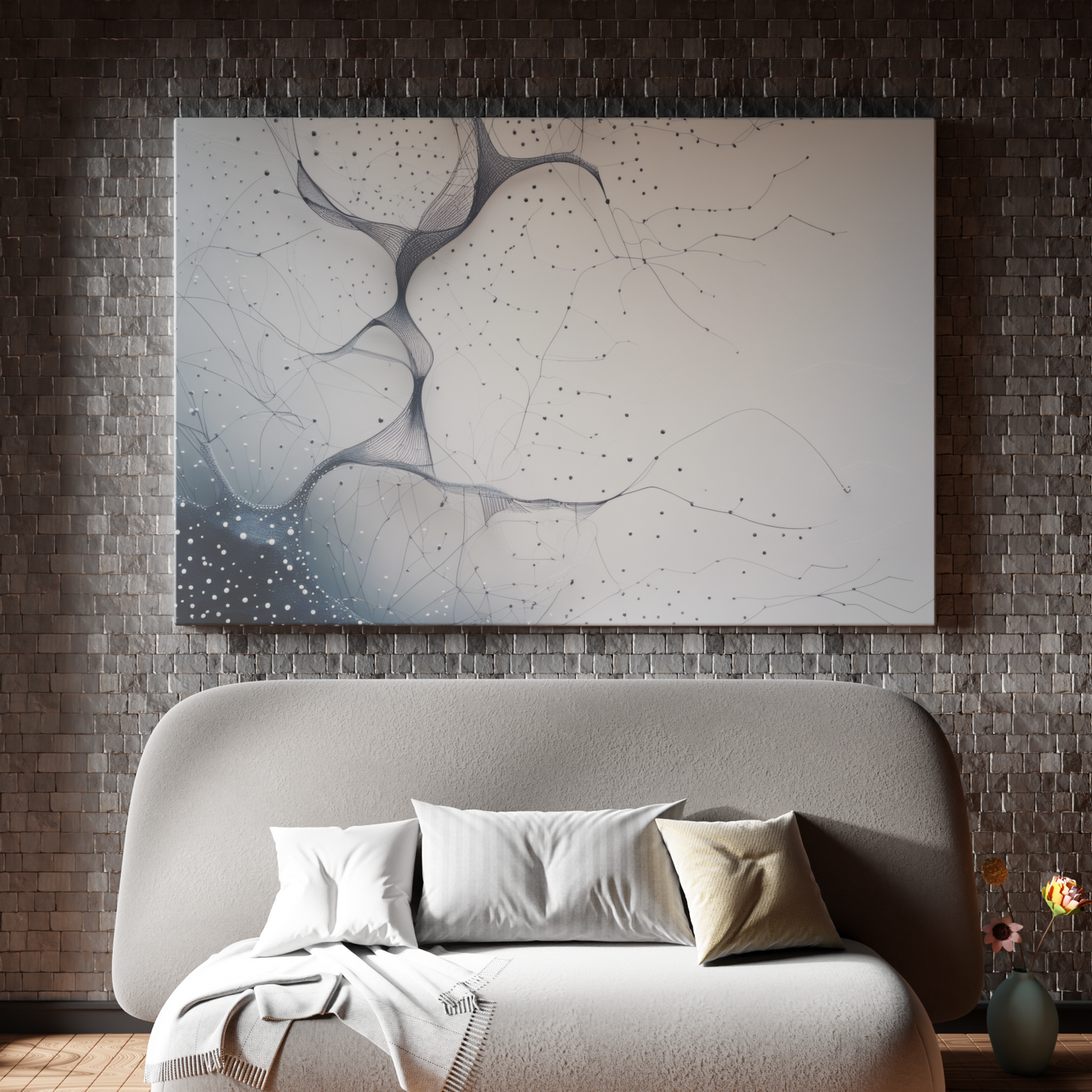 Cosmic Tendrils in Whispering Light