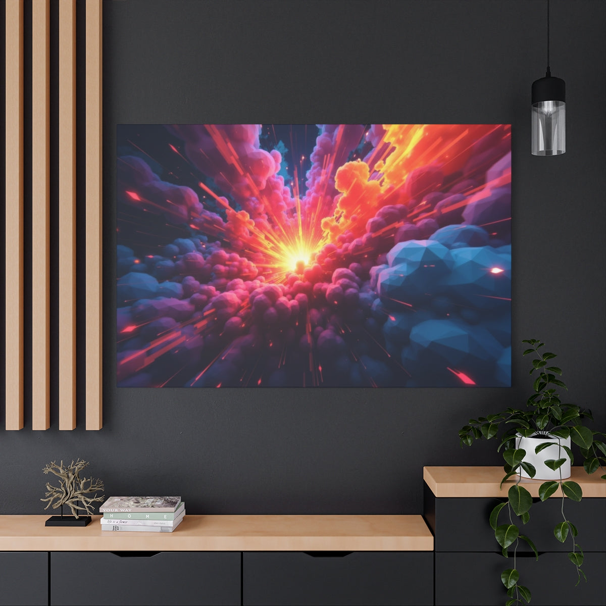 Celestial Eruption of Color