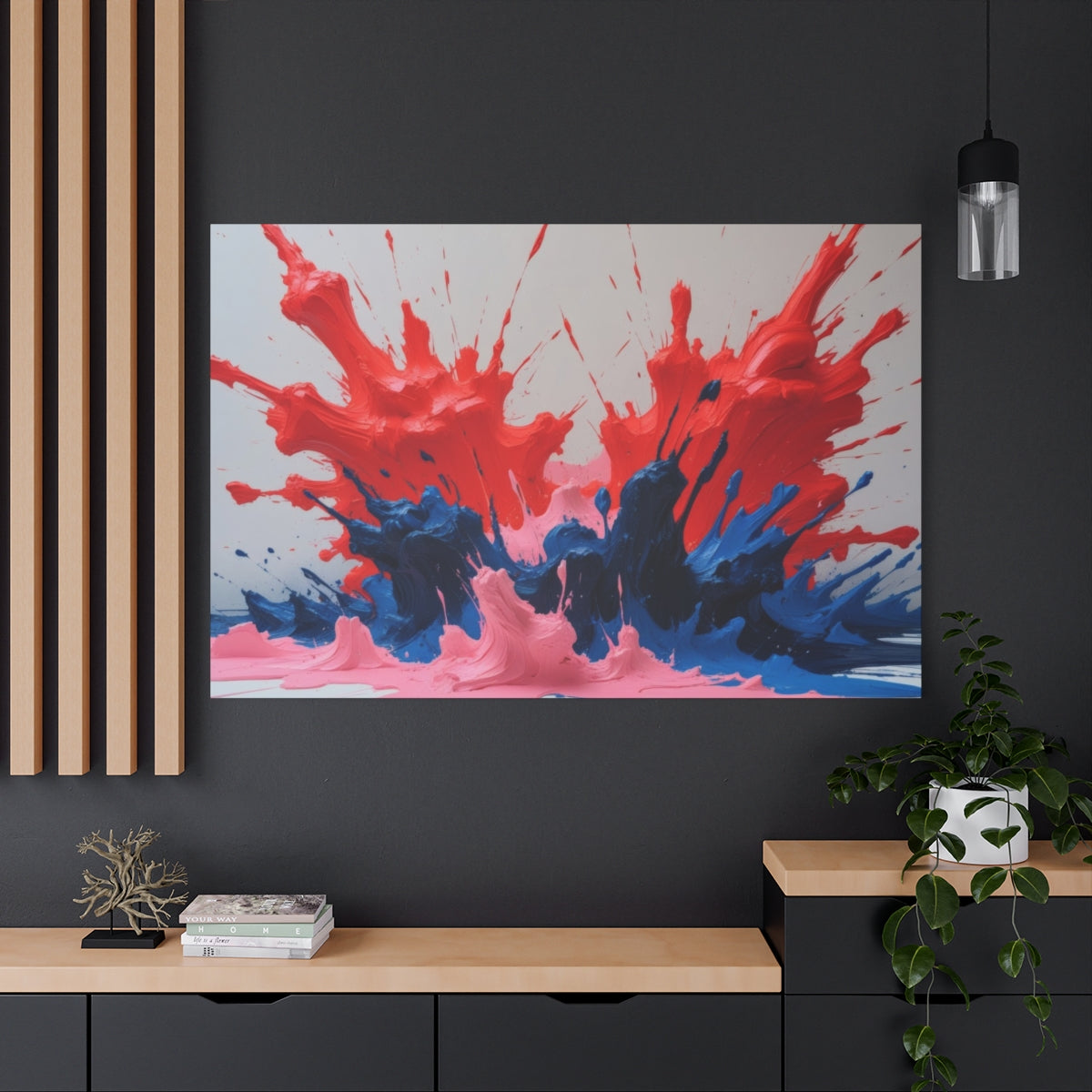 Vibrant Paint Splash Symphony