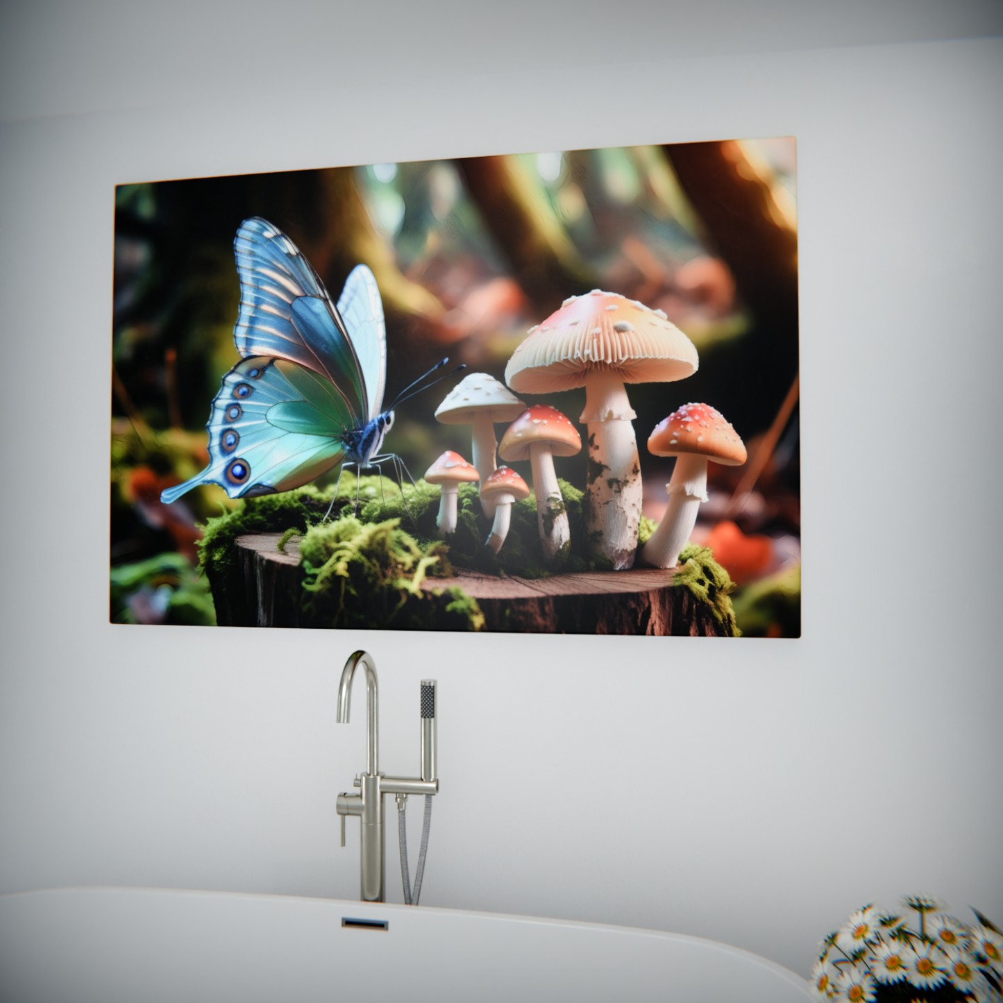 Whimsical Elegance in Forest Light