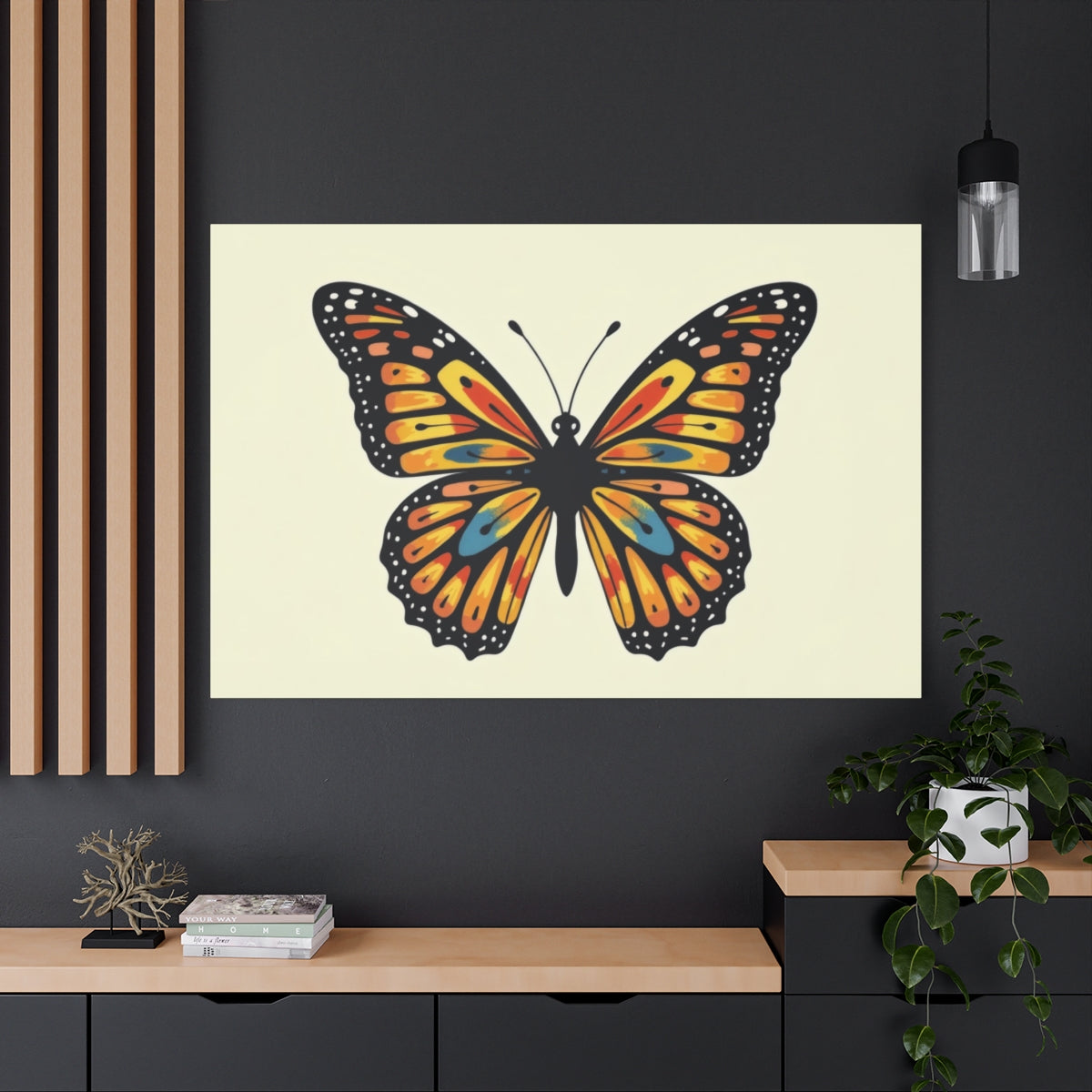 Vibrant Wings Against Light