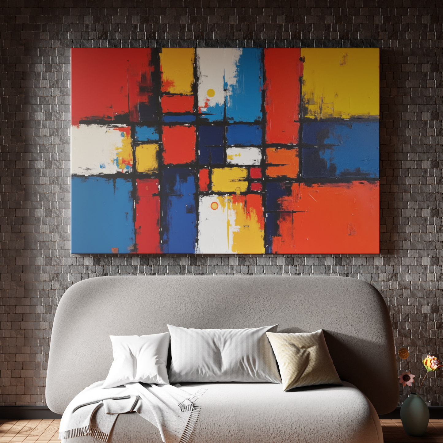 Vibrant Geometric Symphony