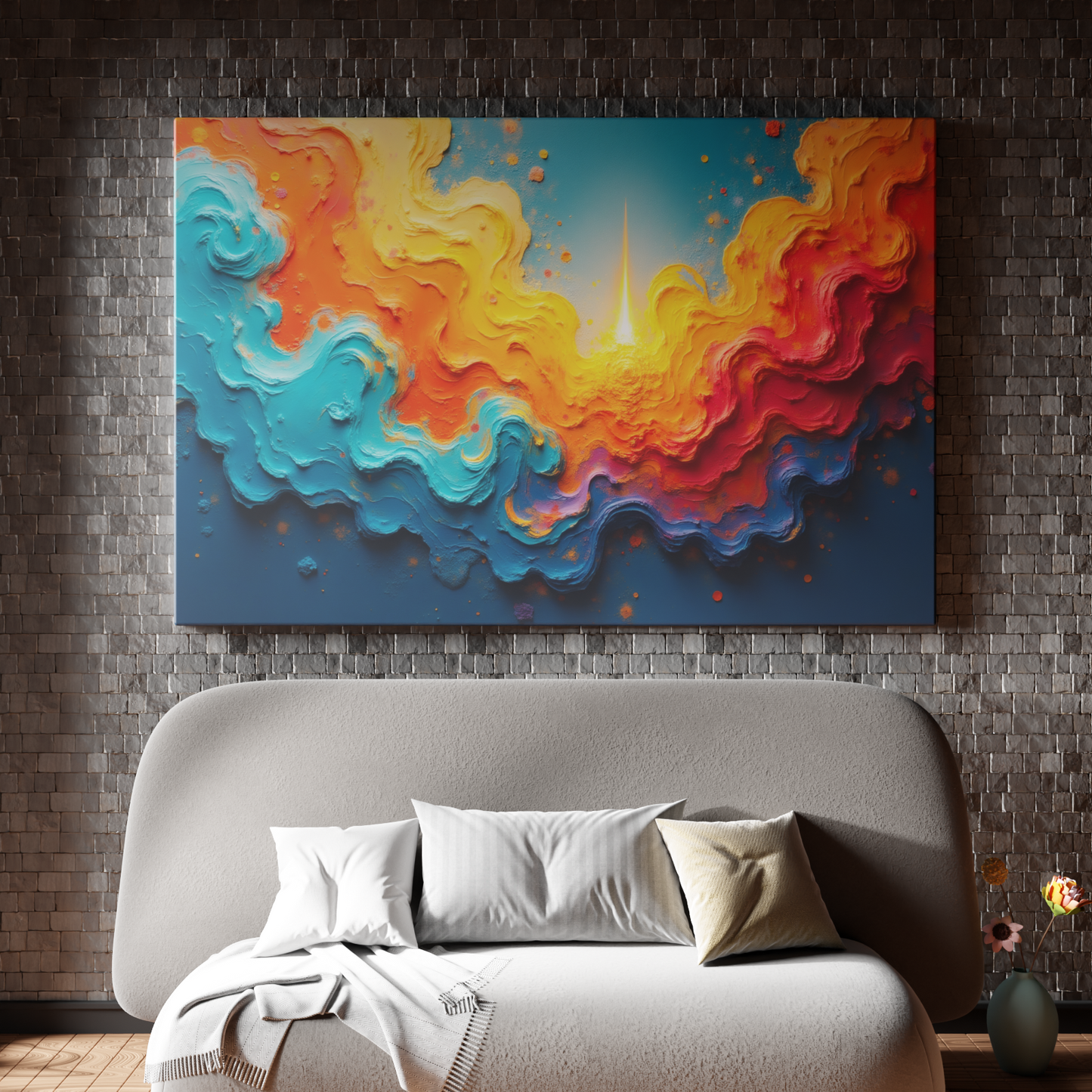 Eruption of Cosmic Colors