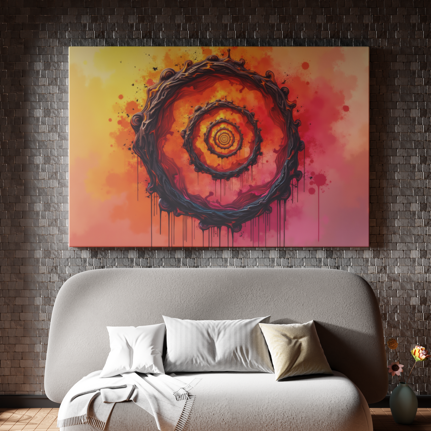 Spiral of Flames