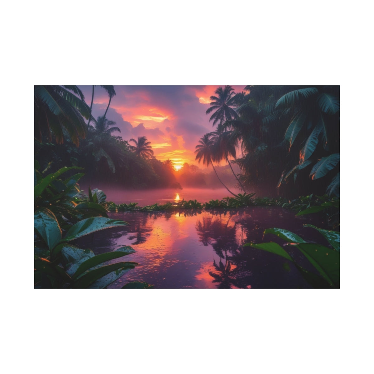 Tropical Sunset Serenity