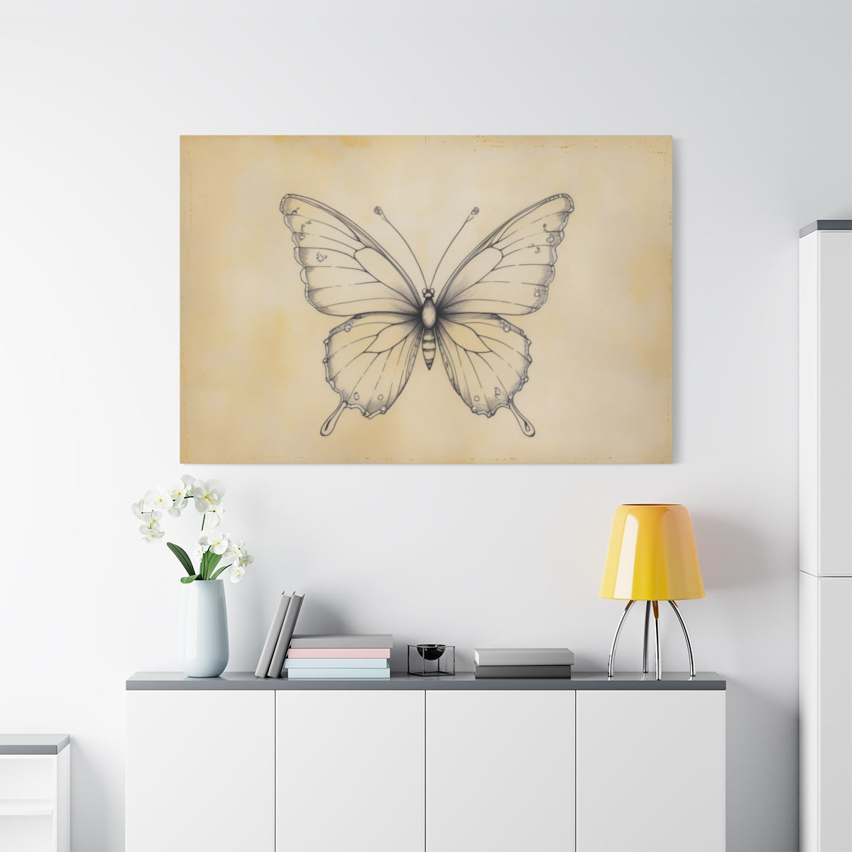 Vintage Butterfly Sketch