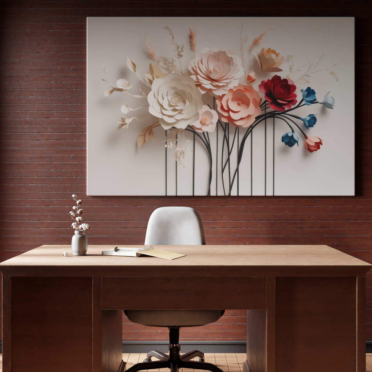 Blooming Elegance in Paper