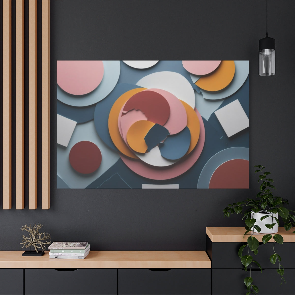 Abstract Geometry of Circles and Squares
