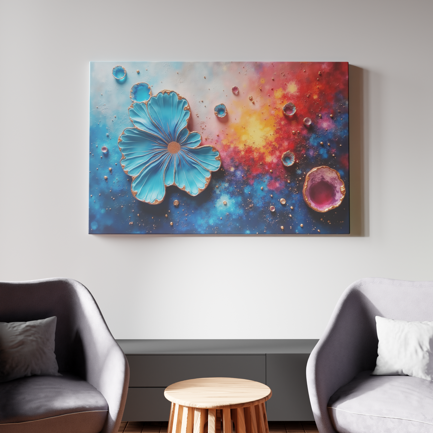 Celestial Bloom in Cosmos