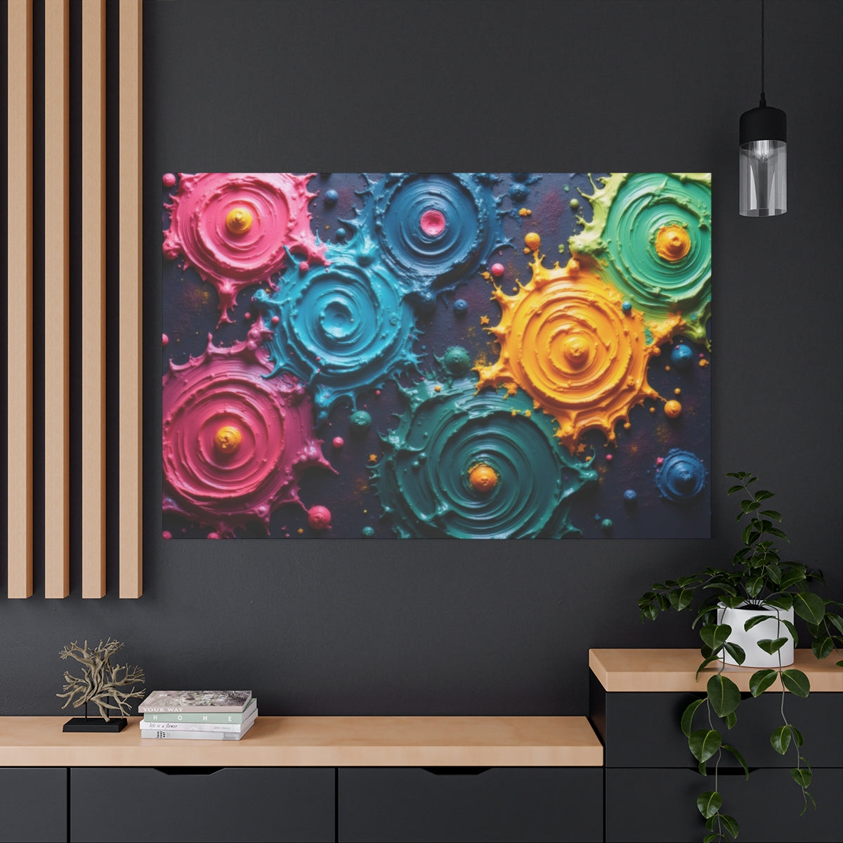 Vivid Cosmic Splashes