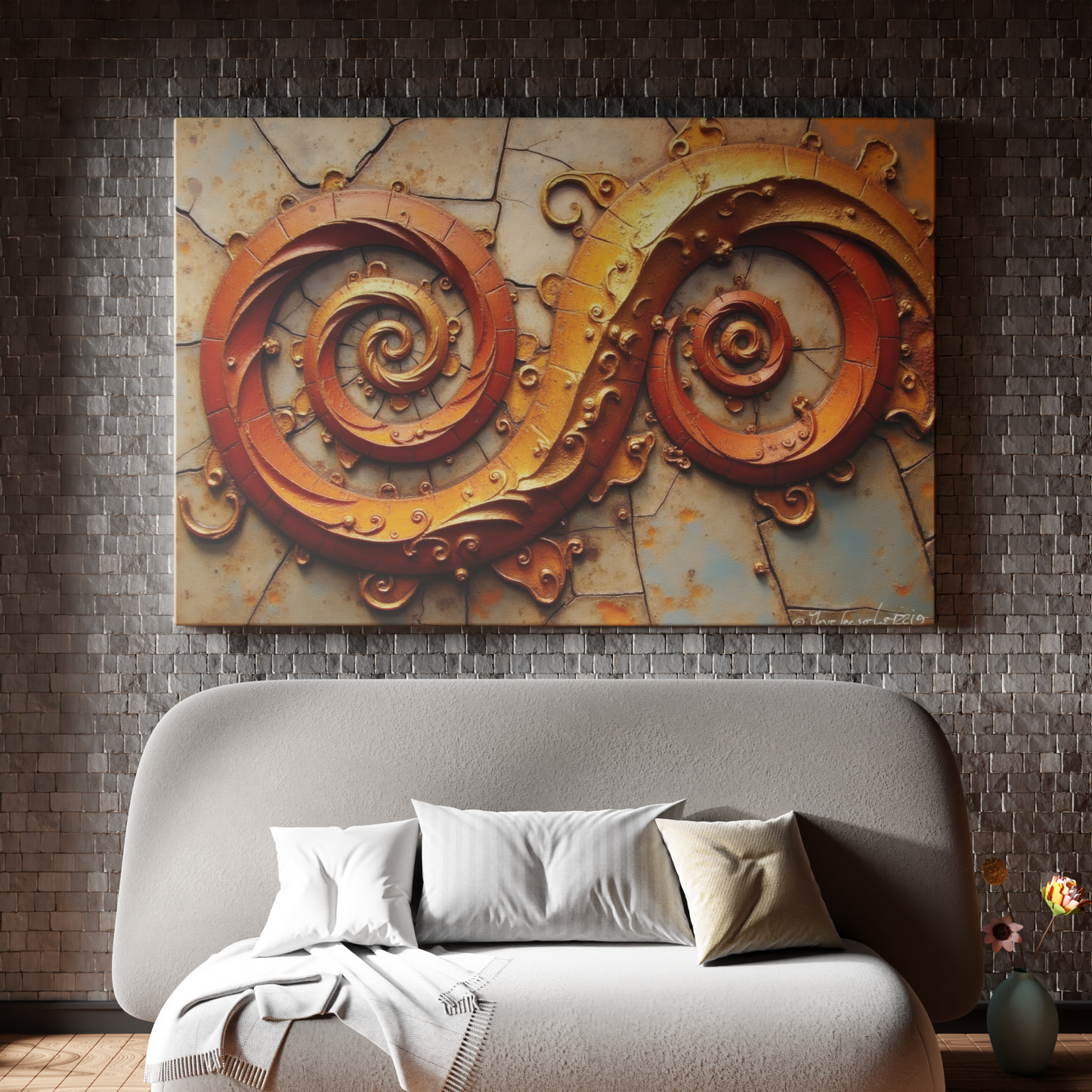 Bronze Swirl Symphony