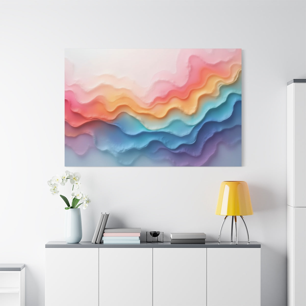 Waves of Colorful Serenity