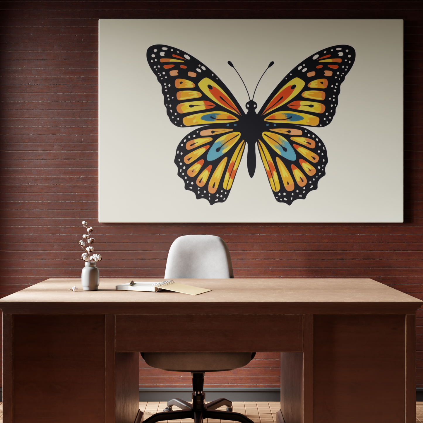 Vibrant Wings Against Light