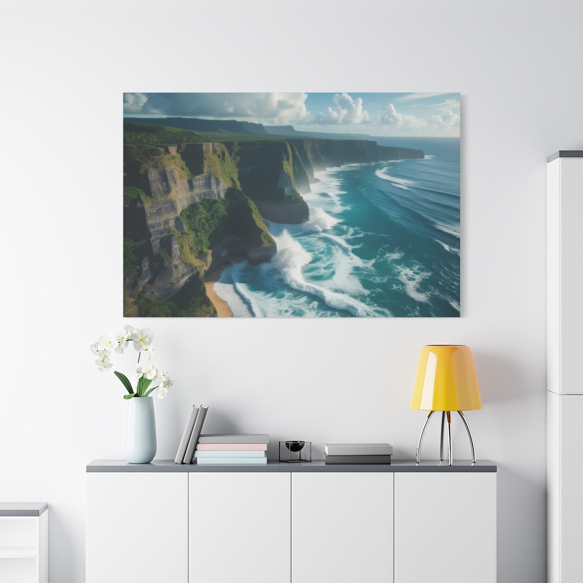 Majestic Cliffs and Ocean Symphony