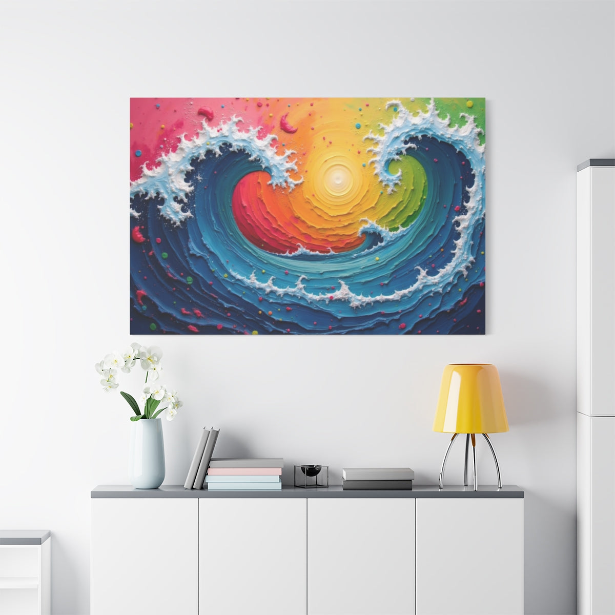 Waves of Colorful Harmony