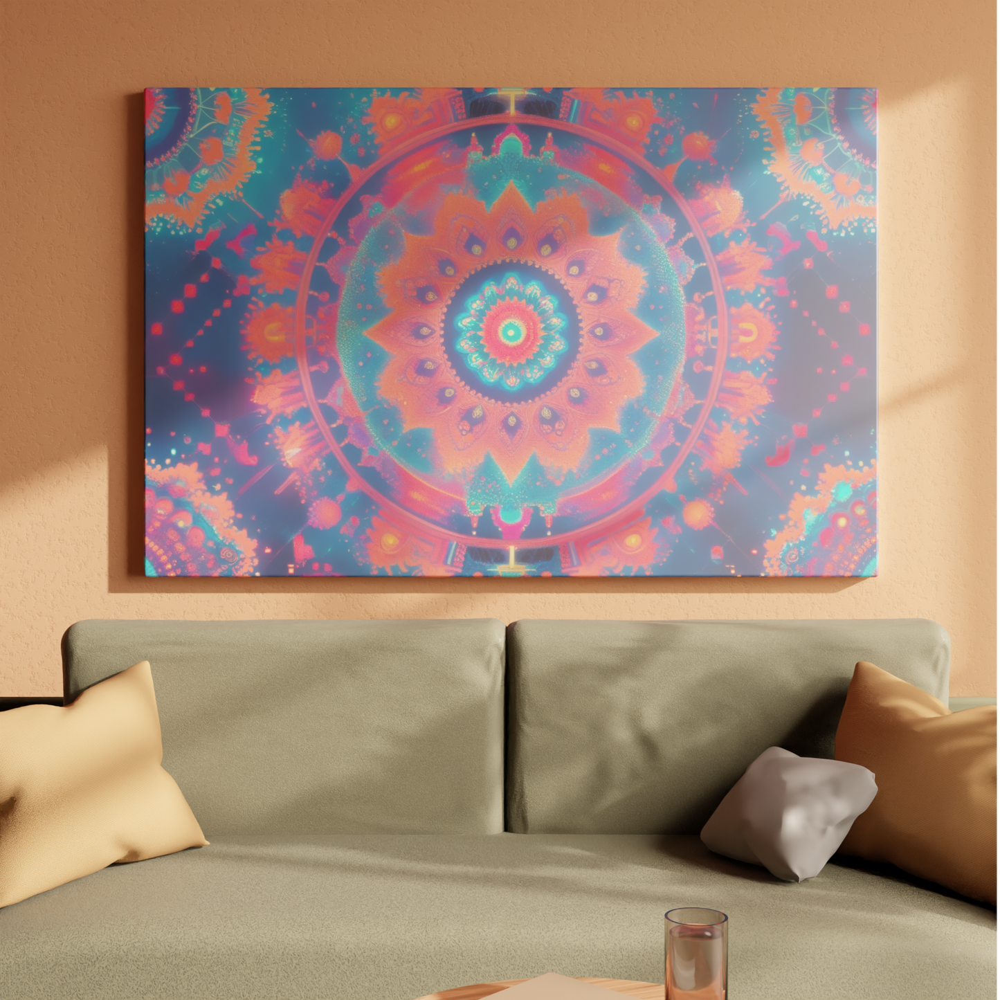 Vibrant Kaleidoscopic Dreamscape